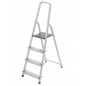 Awtools aluminium ladder freest. 4 step 125kg