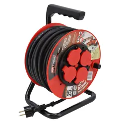 Produžni kabel AWTOOLS (EXTENSION CABLE DRUM PROFESSIONAL 25m 3x1.5mm 16A/3680W/IP44) (25 metara, 3x1.5mm, 16A/3680W, IP44)