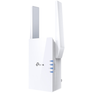 AX3000 Wi-Fi 6 Range ExtenderSPEED: 574 Mbps at 2.4 GHz + 2402 Mbps at 5 GHzSPEC: 2 × External Antennas, 1 × Gigabit Port, Qualcomm 1.0GHz Dual-Core CPU, 1024 QAM, HE160, Wall PluggedFEATURE: Tether A