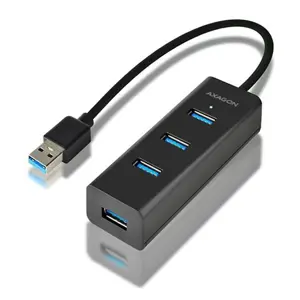 AXAGON HUE-S2B 4x USB3.0 Charging Hub, MicroUSB Charging Connector