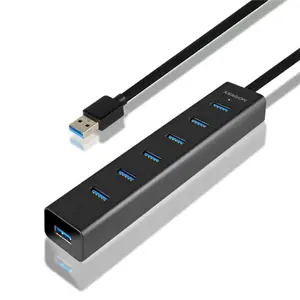 AXAGON HUE-SA7BP 7x USB3.0 Hub, Charging + AC Adapter