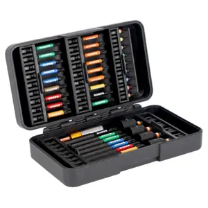Bahco 1/4" Impact Torsion Bit Set for Phillips/Pozidriv/TORX®/Hex Head Screws - 40 Pcs