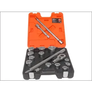 BAHCO Sockets 3/4” +accessories kit SLX 17