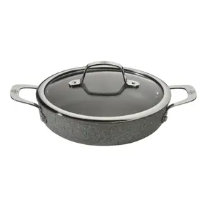 Ballarini Salina Granitium Induction Deep Frying Pan with 2 Handles - 24 cm