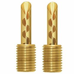 Banana konektor WIREWORLD gold navoj kom