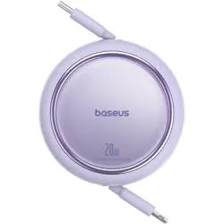 Baseus Free2Pull Expandable USB C to iP Ligtning fast charging cable 1 m 20 W Purple