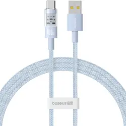 Baseus Gem USB A to USB C fast charging cable 1 m 100 W Blue