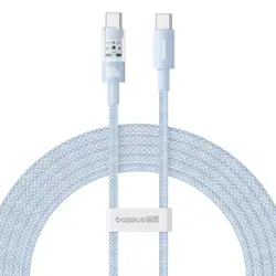 Baseus Gem USB C to USB C fast charging cable 2 m 100 W Blue