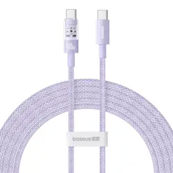 Baseus Gem USB C to USB C fast charging cable 2 m 100 W Purple