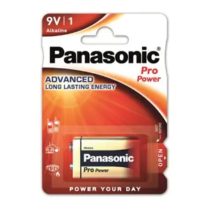 Baterija 9V PANASONIC ALKALINE PRO POWER 6LR61PPG/1BP