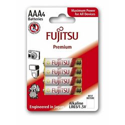 Baterija AAA FUJITSU ALKALINE LR03(4B)FP-W-FI
