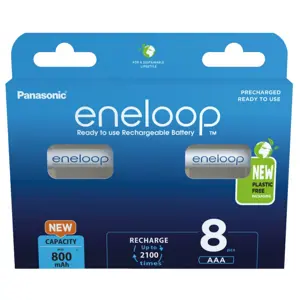 Baterija AAA PANASONIC ENELOOP 800 mAh - 8 kom, B8