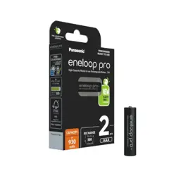Baterija AAA PANASONIC ENELOP PRO Ni-MH 930 mAh BK-4HCDE/2PE 2kom