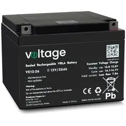 Baterija AGM NEMA IMENA VE12-26 (Napon 12V, Kapacitet 26Ah)