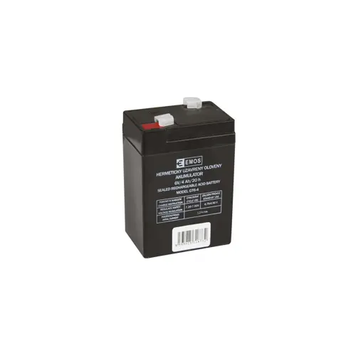 Baterija akumulatorska EMOS, 6V, 4Ah, 70x47x102 mm