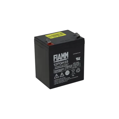 Baterija akumulatorska FIAMM 12FGH23, 12V, 5Ah, za UPS, 90x70x108 mm
