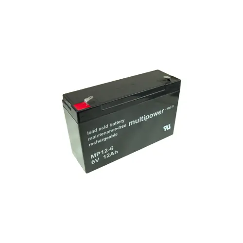 Baterija akumulatorska MULTIPOWER MP12-6, 6V, 12 Ah, 151x50x94 mm