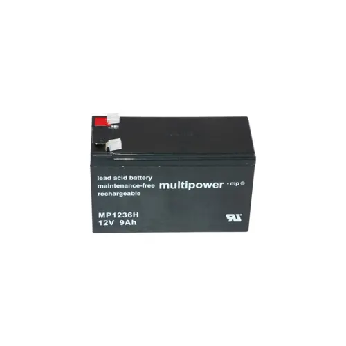 Baterija akumulatorska MULTIPOWER MP1236H, 12V, 9Ah, za UPS, 151x65x94 mm
