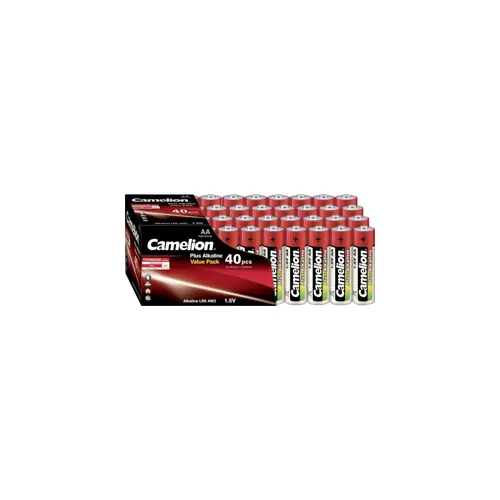Baterija alkalna 1,5V AA, kutija 40 kom, Camelion