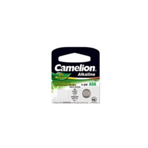 Baterija alkalna 1,5V AG6, LR69 bez žive, 1 kom, Camelion