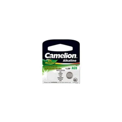 Baterija alkalna 1,5V AG9, LR45, bez žive, 1 kom, Camelion