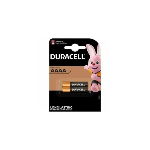 Baterija alkalna AAAA - 1,5V, LR 61, 2 kom, Duracell