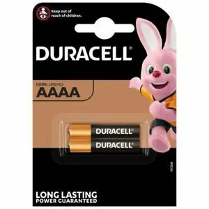 Baterija alkalna AAAA - 1,5V, LR 61, 2 kom, Duracell
