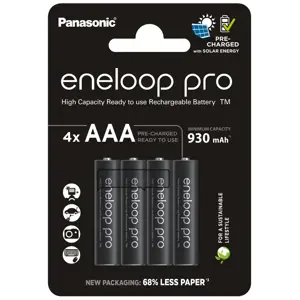 Punjive baterije ENELOOP Panasonic Pro AAA, BK-4HCDE4BE, 930mAh