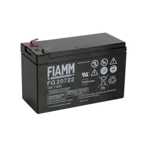 Baterija FIAMM FG 20722 12V, 7.2Ah, F6.3, 151x65x94 mm