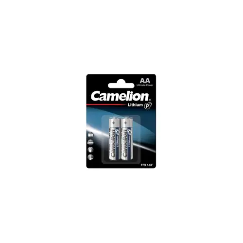 Baterija litijeva 1,5V AA, Li-FeS2, blister 2 kom, Camelion