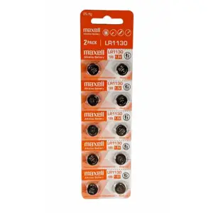 Baterija MAXELL alkalna,  LR1130,10kom, 5x2