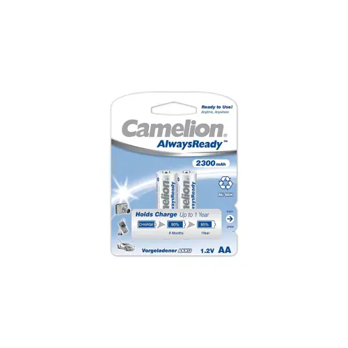 Baterija NI-MH Ready2use AA 2,3Ah blister 2 kom, Camelion