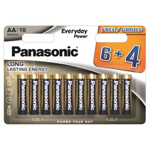 Baterija PANASONIC AA LR6EPS/10BW 6+4F Everyday power