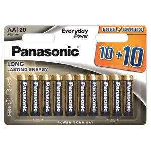 Baterija PANASONIC AA LR6EPS/20BW 10+10F