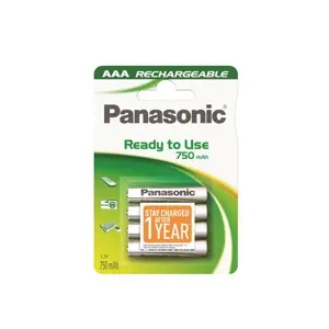 Baterija PANASONIC HHR-4MVE/4BC, 750mAh, punj. Ready to use