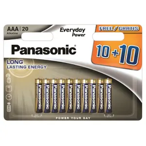 Baterija PANASONIC LR03EPS/20BW 10+10F