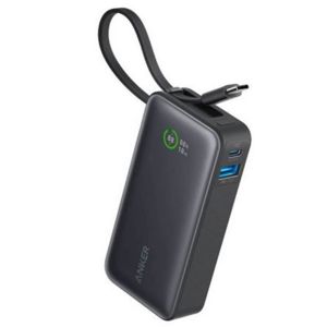 Baterija prijenosna ANKER 545 Nano 10K (ugrađeni USB-C kabel, crna)