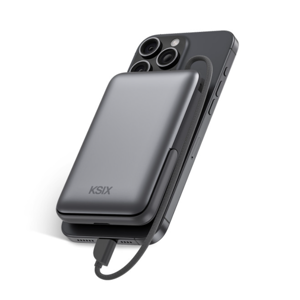 Baterija prijenosna KSIX 10 000 mAh,22.5W, ultra brzo magnetsko punjenje,MagSafe®
