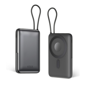 Baterija prijenosna KSIX 10 000 mAh,22.5W, ultra brzo magnetsko punjenje,MagSafe®