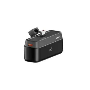Baterija prijenosna KSIX, 4.800 mAh USB-C džepna, 10 W, USB-A na USB-C kabel