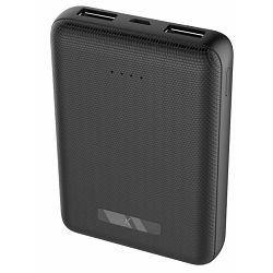 Baterija prijenosna KSIX MINI 10 000 mAh, micro USB crni