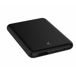 Baterija prijenosna KSIX MINI 5 000 mAh, micro USB crna
