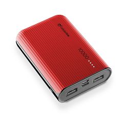 Baterija prijenosna POWERBANK CELLULARLINE 10 000 mAh crvena