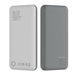 Baterija prijenosna POWERBANK PURIDEA S3 15 000 mAh siva