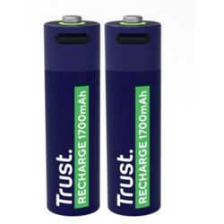Baterija TRUST AA, punjive, 1700 mAh, USB-C, 2 kom