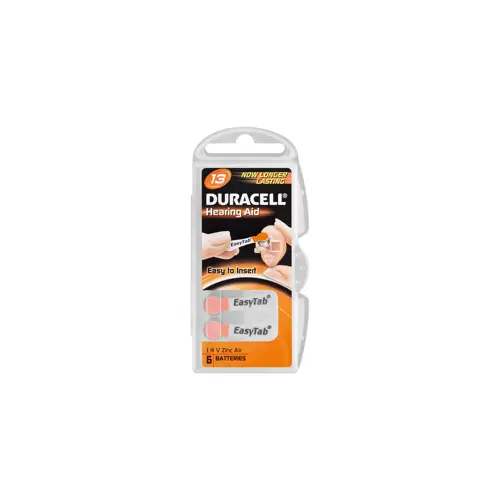 Baterija za slušni aparat, DA13, 6 kom, Duracell