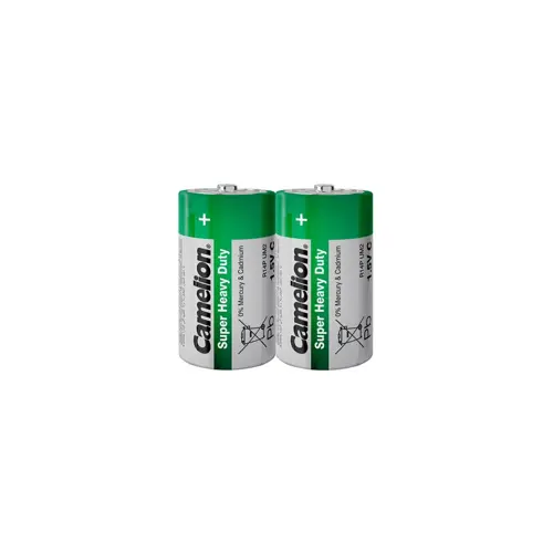 Baterija Zinc-Carbon 1,5V R14 - blister 2 kom, Camelion GREEN