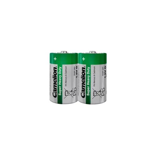Baterija Zinc-Carbon 1,5V R20 - blister 2 kom. Camelion GREEN