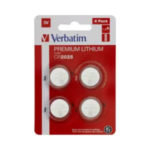 Baterije VERBATIM CR2025 litij, 3V (4 kom./pakiranje)