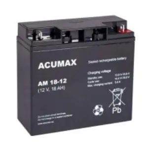 Battery 12V 18AH VRLA AM18-12 Acumax